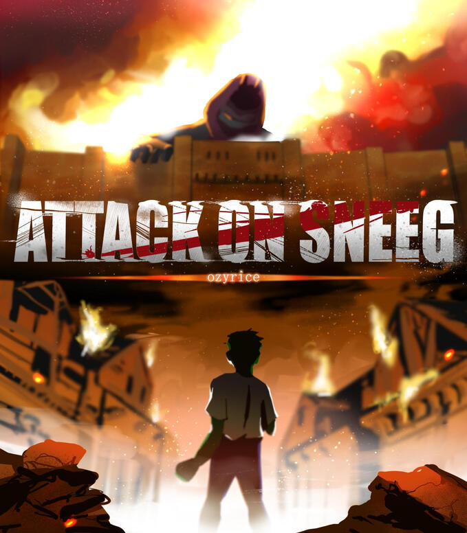 Sneegsnag and Slimecicle Attack on Titan || Stylized Type